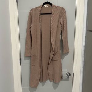 Another Reason Brand {ASOS} Dusty Rose color Duster Cardigan Size Small